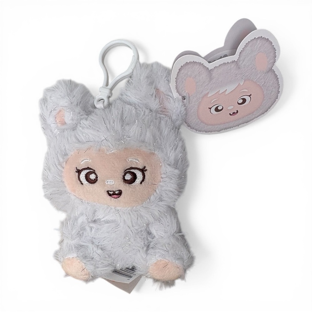 Lababies Monster Keychain Roro Sparkle Plush Toy NWT